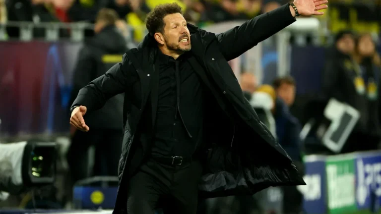Simeone, punzante tras la eliminación del Atlético de Madrid
