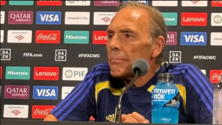 El entrenador del «Xeneize» habló tras el empate de su equipo