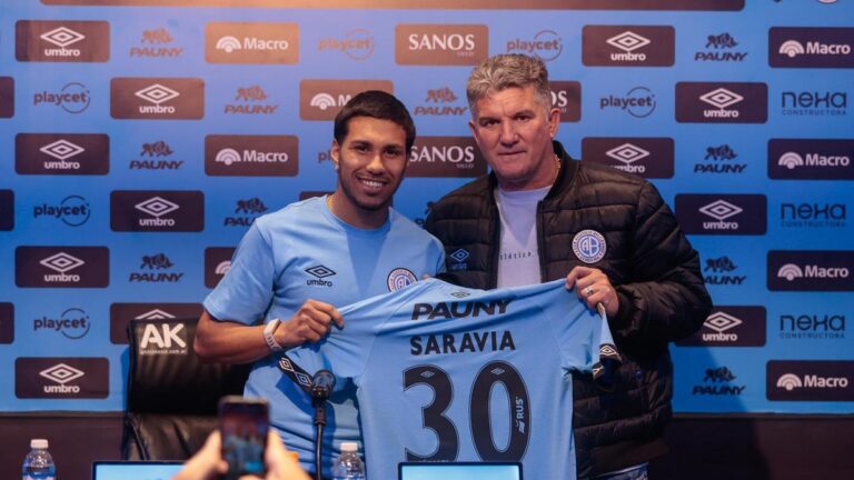 Belgrano presentó a Saravia